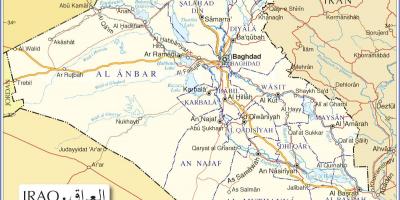 Mapa de carreteres de l'Iraq