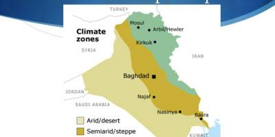 Mapa de l'Iraq climàtic