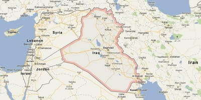 Mapa de l'Iraq