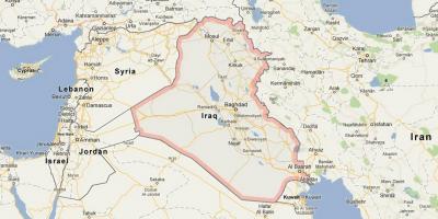 Mapa de l'Iraq